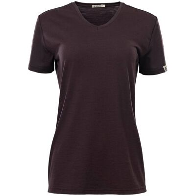 Aclima Lightwool 180 Loose Fit Tee W's Chocolate Plum XL Aclima Lightwool 180 Loose Fit Tee W's Chocolate Plum XL