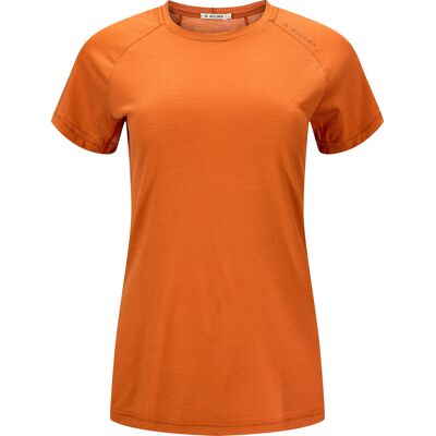 Aclima Women's Lightwool 140 Trail Tee Apricot Orange L Aclima Women's Lightwool 140 Trail Tee Apricot Orange L