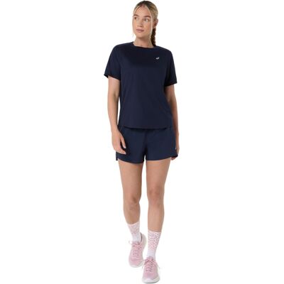 Asics Women's Asics Core Short Sleeve Top Midnight L Asics Women's Asics Core Short Sleeve Top Midnight L