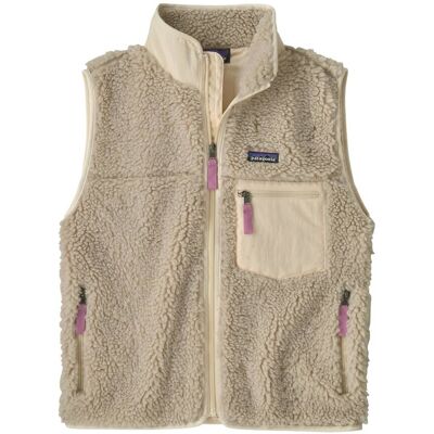 Patagonia W's Classic Retro-x Vest Natural W/light Violet L Patagonia W's Classic Retro-x Vest Natural W/light Violet L