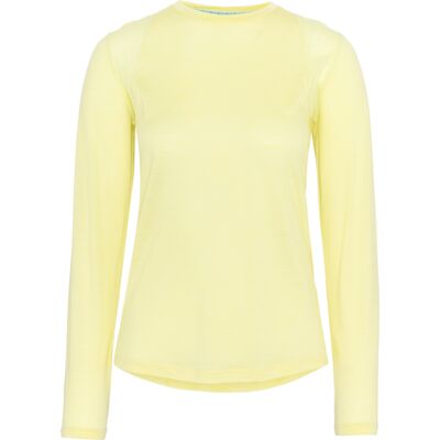 Kari Traa Embla Wool Ls Mellow Yellow L Kari Traa Embla Wool Ls Mellow Yellow L