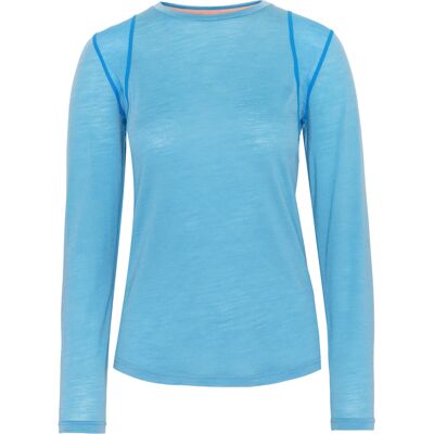 Kari Traa Embla Wool Ls Ocean L Kari Traa Embla Wool Ls Ocean L