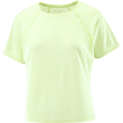 Salomon Women's Shakeout Air Cropped Tee Butterfly/ XS Salomon Women's Shakeout Air Cropped Tee Butterfly/ XS