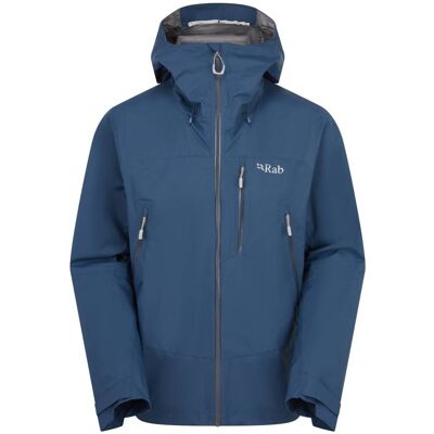 Rab - Downpour Mountain Jacket - Tempest Blå - XXL - Jakke Rab - Downpour Mountain Jacket - Tempest Blå - XXL - Jakke