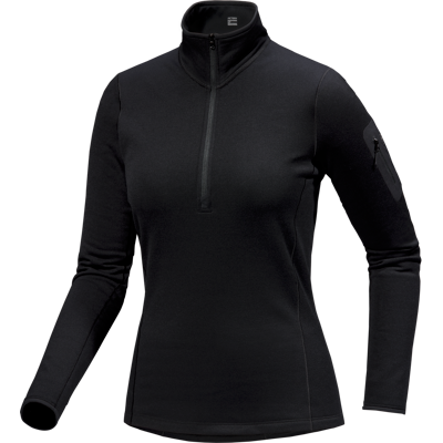 Arc'teryx Kyanite Baselayer Zip Neck W Black M Arc'teryx Kyanite Baselayer Zip Neck W Black M
