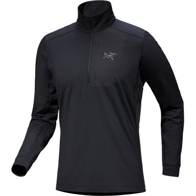 Arc'teryx Men's Rho Lt Zip Neck Black M Arc'teryx Men's Rho Lt Zip Neck Black M