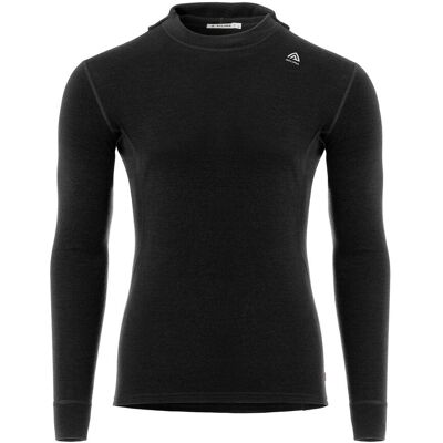 Aclima Men's Warmwool Hoodsweater V2 Jet Black M Aclima Men's Warmwool Hoodsweater V2 Jet Black M