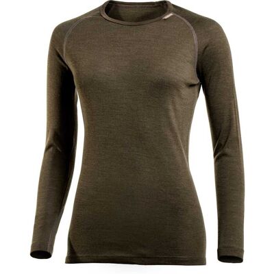 Woolpower Unisex Crewneck Lite Pine Green XS Woolpower Unisex Crewneck Lite Pine Green XS