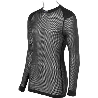Brynje Unisex Wool Thermo Shirt With Inlay Black M Brynje Unisex Wool Thermo Shirt With Inlay Black M