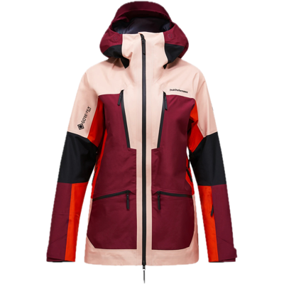 Peak Performance W Vertical Gore-tex Pro Jacket Peach Fuzz/vertical Zenith/ S Peak Performance W Vertical Gore-tex Pro Jacket Peach Fuzz/vertical Zenith/ S