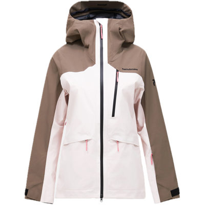 Peak Performance W Vertec 3l Jacket Frosted Blossom/terrain Tan/ M Peak Performance W Vertec 3l Jacket Frosted Blossom/terrain Tan/ M