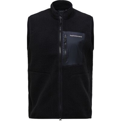 Peak Performance Men's Naturerush Pile Vest Black M Peak Performance Men's Naturerush Pile Vest Black M