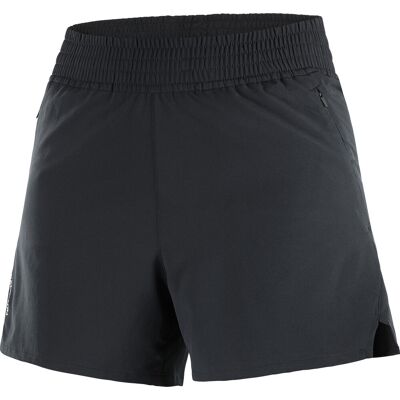 Salomon Women's Shakeout Core 4" Shorts Deep Black XS Salomon Women's Shakeout Core 4" Shorts Deep Black XS