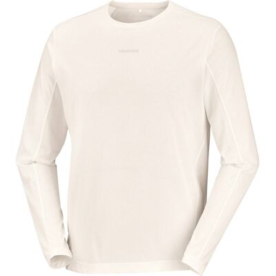 Salomon Shakeout Core Graphic Ls Tee M Whisper White/pink Frosting/icy Pin M Salomon Shakeout Core Graphic Ls Tee M Whisper White/pink Frosting/icy Pin M