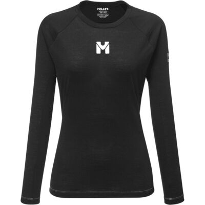 Millet Trilogy Wool Ts Ls W Black - Noir L Millet Trilogy Wool Ts Ls W Black - Noir L