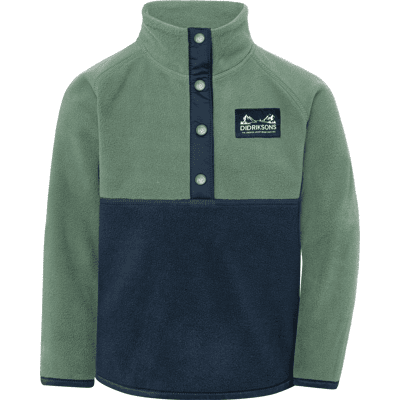 Didriksons Kids' Monte Half Button Dark Moss 130 Didriksons Kids' Monte Half Button Dark Moss 130