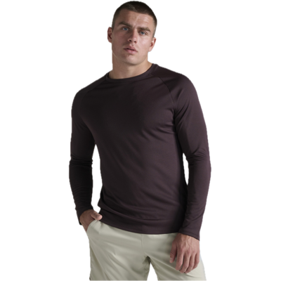 2xu Men's Aero Mesh Long Sleeve Bark/black Reflective L 2xu Men's Aero Mesh Long Sleeve Bark/black Reflective L