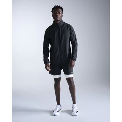 2xu Men's Aero Jacket Black/silver Reflective L 2xu Men's Aero Jacket Black/silver Reflective L