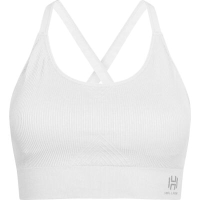 Hellner Seamless Tech Sport Bra Wmn Bright White XS/S Hellner Seamless Tech Sport Bra Wmn Bright White XS/S