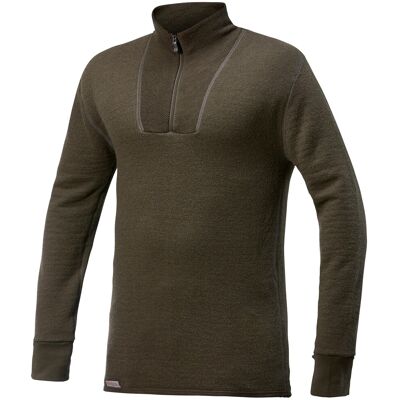 Woolpower Zip Turtleneck 200 Pine Green L Woolpower Zip Turtleneck 200 Pine Green L
