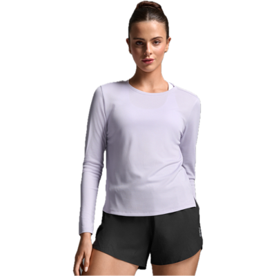 2xu Women's Aero Mesh Long Sleeve Virtual Violet/violet Reflective L 2xu Women's Aero Mesh Long Sleeve Virtual Violet/violet Reflective L