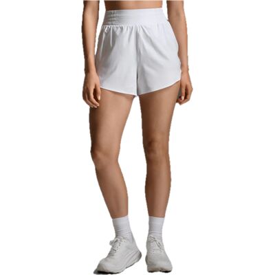 2xu Women's Aero Hi-rise 2-in-1 3 Inch Shorts White/silver Reflective L 2xu Women's Aero Hi-rise 2-in-1 3 Inch Shorts White/silver Reflective L