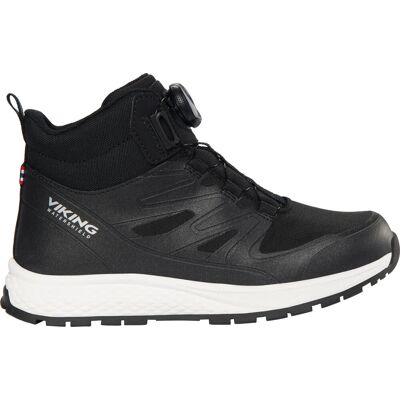 Viking Footwear Junior Equip Mid Waterproof Boa Black 38 Viking Footwear Junior Equip Mid Waterproof Boa Black 38