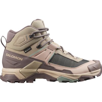 Salomon X Ultra 5 Mid Gore-tex Iron / Desert Tan / Green Milieu 5 Salomon X Ultra 5 Mid Gore-tex Iron / Desert Tan / Green Milieu 5