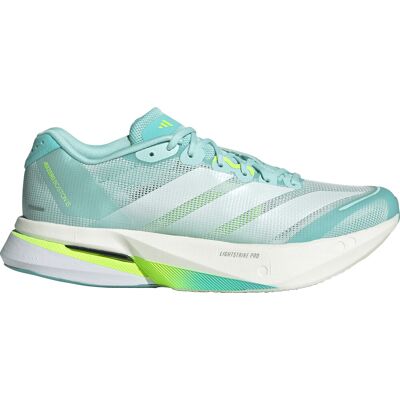 Adidas Women's Adizero Boston 13 Semi Flash Aqua/zero Metalic/lucid Lemon 41 1/3 Adidas Women's Adizero Boston 13 Semi Flash Aqua/zero Metalic/lucid Lemon 41 1/3