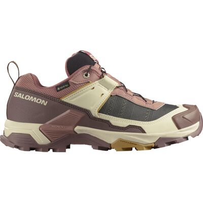 Salomon Dame X Ultra 5 Gore-Tex Tursko - Burlwood/french Roast/rattan Salomon Dame X Ultra 5 Gore-Tex Tursko - Burlwood/french Roast/rattan