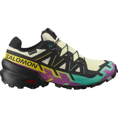 Salomon Women's Speedcross 6 Gore-tex Transparent Yellow/black/waterfall 5 Salomon Women's Speedcross 6 Gore-tex Transparent Yellow/black/waterfall 5