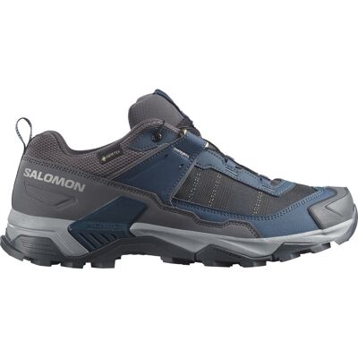 Salomon Men's X Ultra 5 Gore-tex Asphalt / Spellbound / Alloy 10 Salomon Men's X Ultra 5 Gore-tex Asphalt / Spellbound / Alloy 10