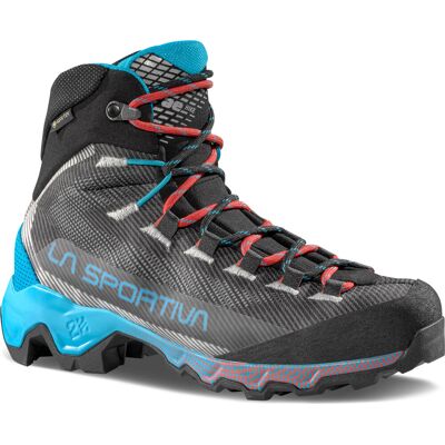 La Sportiva Women's Aequilibrium Hike Gore-tex Carbon/malibu Blue 39 La Sportiva Women's Aequilibrium Hike Gore-tex Carbon/malibu Blue 39