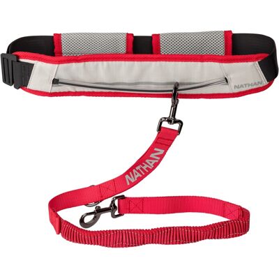 Nathan Run Companion Runner's Waist Belt + Leash Vapor Blue One size Nathan Run Companion Runner's Waist Belt + Leash Vapor Blue One size