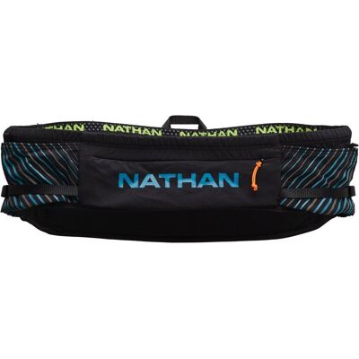 Nathan Pinnacle Series Waistpack Black/blue Me Away S/M Nathan Pinnacle Series Waistpack Black/blue Me Away S/M