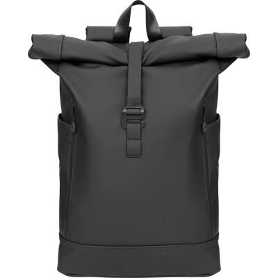 Urberg Rolltop Backpack Pu Black One Size Urberg Rolltop Backpack Pu Black One Size