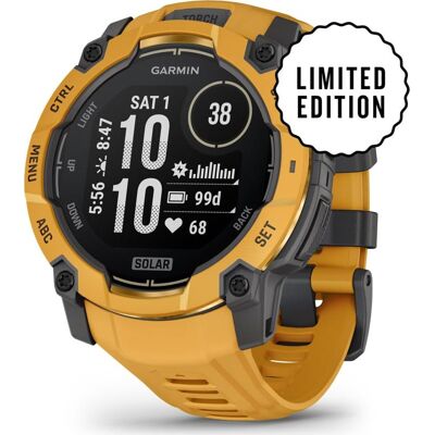 Garmin Instinct 3, Solar 50mm Sunburst Gray 50mm Garmin Instinct 3, Solar 50mm Sunburst Gray 50mm