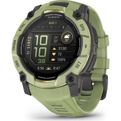 Garmin Instinct 3, Amoled 50mm Fern Green Gray 50mm Garmin Instinct 3, Amoled 50mm Fern Green Gray 50mm