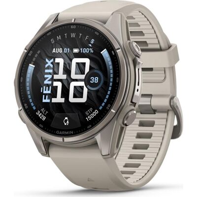 Garmin Fenix 9, 43mm Fog Gray 43mm Garmin Fenix 9, 43mm Fog Gray 43mm