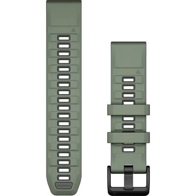 Garmin Quickfit Watch Bands Willow/graphite Silicone 22mm Garmin Quickfit Watch Bands Willow/graphite Silicone 22mm