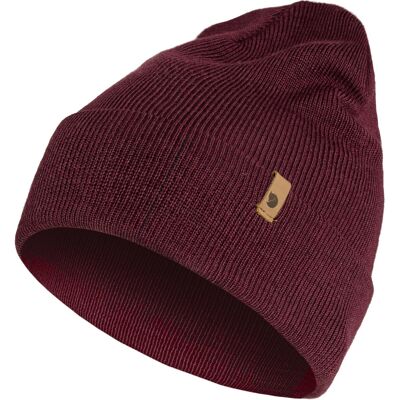 Fjällräven Classic Knit Hat Dark Garnet One Size Fjällräven Classic Knit Hat Dark Garnet One Size