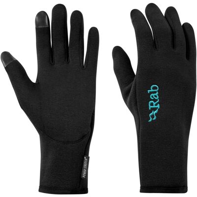 Rab Power Stretch Contact Gloves Wmns Black X-Small Rab Power Stretch Contact Gloves Wmns Black X-Small