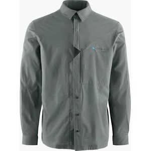Klättermusen Men's Garm Long-sleeve Shirt Teal Grey L Klättermusen Men's Garm Long-sleeve Shirt Teal Grey L
