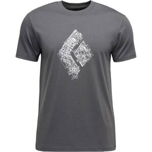 Black Diamond M Engineered Diamond Ss Tee Anthracite M Black Diamond M Engineered Diamond Ss Tee Anthracite M