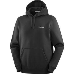 Salomon Men's Salomon Logo Hoodie Deep Black M Salomon Men's Salomon Logo Hoodie Deep Black M