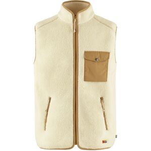 Fjällräven Men's Vardag Pile Fleece Vest Chalk White-buckwheat Brown XL Fjällräven Men's Vardag Pile Fleece Vest Chalk White-buckwheat Brown XL