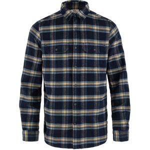 Fjällräven Men's Övik Heavy Flannel Shirt Dark Navy-buckwheat Brown L Fjällräven Men's Övik Heavy Flannel Shirt Dark Navy-buckwheat Brown L