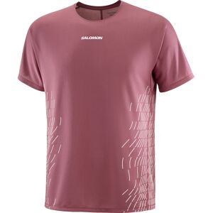 Salomon Men's Sense Aero Graphic Tee Gfx Nocturne / Whisper White M Salomon Men's Sense Aero Graphic Tee Gfx Nocturne / Whisper White M