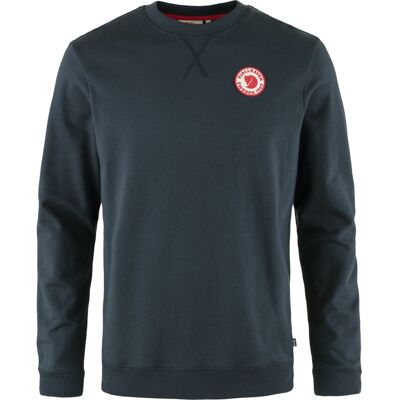 Fjällräven Men's 1960 Logo Badge Sweater Dark Navy XL Fjällräven Men's 1960 Logo Badge Sweater Dark Navy XL
