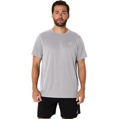Asics Men's Asics Core Short Sleeve Top Cloud Grey XL Asics Men's Asics Core Short Sleeve Top Cloud Grey XL